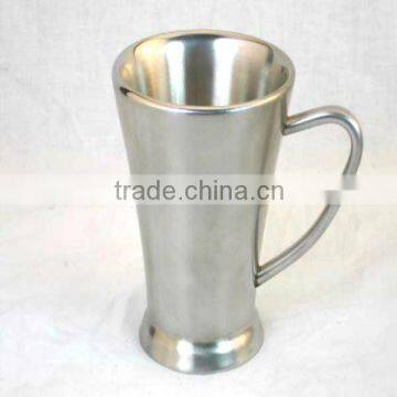 Stainless steel beer mug