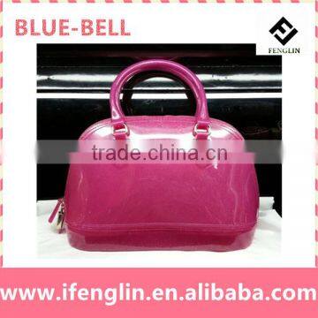 fashion patent handbag for woman transparent pvc clutch bag