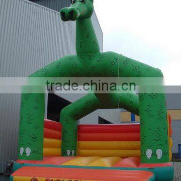 Cartoon style horse inflatable bouncer, commercial bounce house for sale