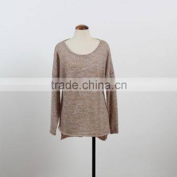 OEM Custom design front short back long shirt woman t shirt cheap perice in Guangzhou