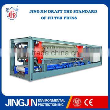 New Technology high quality JIngjin automotic filter press for liquid and solid seperation