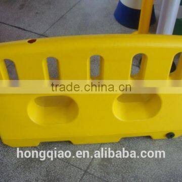 600mm high Plastic crash barrier.