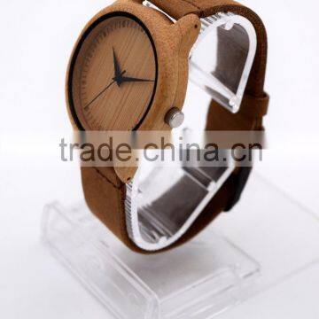 2016 Vintage Fashion Wood Watches Leather Strap Watches photo-4