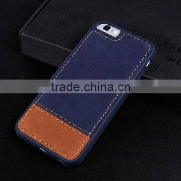High Quality Fancy Ultra Thin Shockproof Leather +tpu Hybird Shell Phone Case for Iphone7