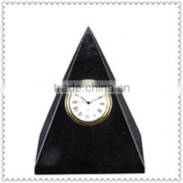 Crystal Fancy Blank Pyramind Clock For Top Seller Gifts