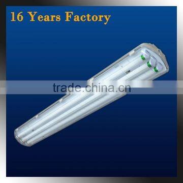 IP65 Waterproof Fluorescent Lighting Fixture 2x58W.