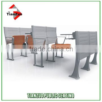 Tianzuo Metal Frame adjustable double school desk and chair