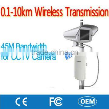 OEM Long Range Wireless Outdoor CPE / AP / Bridge for CCTV Baby Monitoring Home Security Surveillance ip Camera