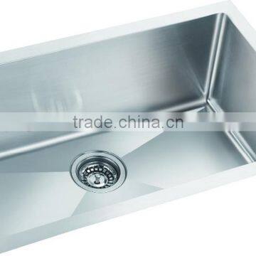 Stainless Steel Hand Made Kitchen Sink GR-2818SR