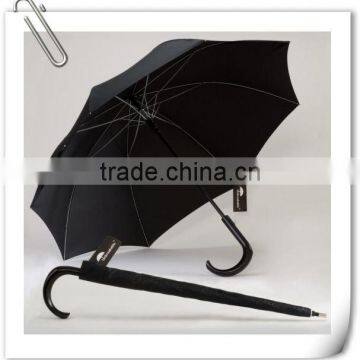 wooden shaft straight umbrella;golf umbrella