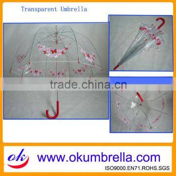 Hight Quality Products Dome Transparent PVC umbrella