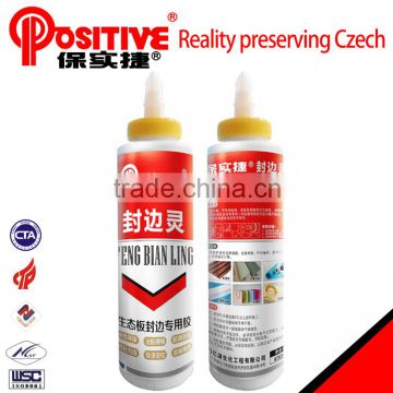 Glue for edge-sealing of edge banding