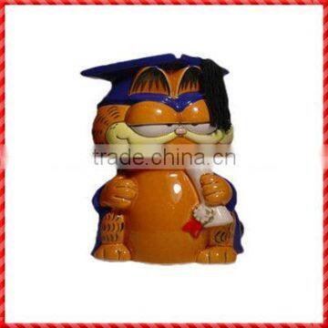 Garfield Cat Statues for University Graduation Favors