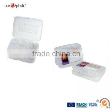 PP transparent PVC clear PE colored labelling and printing plastic box for ornaments packaging Consumer Box CB