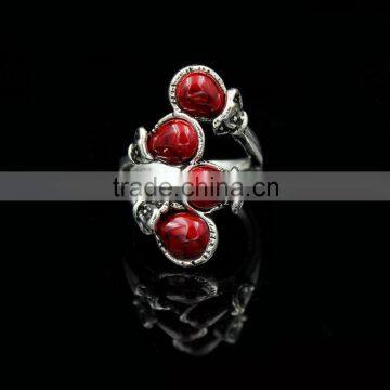 Fashionable Style Costume Jewellery Two Stone Ring Designs photo-5