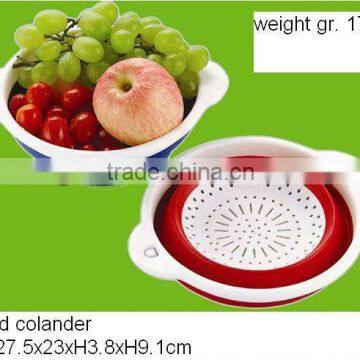 fashion high quality silicone rubber colander