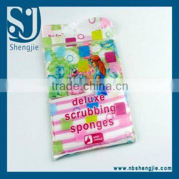 Trade Assurance Foam Spirit Magic Scrub Melamine Sponge/Customized Logo Acceptable