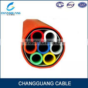 Thicker jacktet round 7/3.5mm 7 way bundle pipe-cable duct, FTTH fiber duct Micro cable