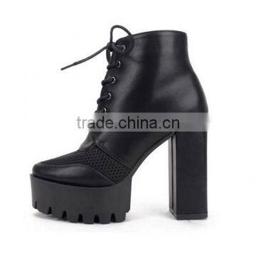 PU Women Shoes Newest Designs Higg Quality Shoes 2017 PF4420 photo-3