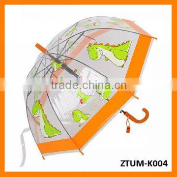 Automatic Whistle Children Arched Transparent Mushroom Umbrella