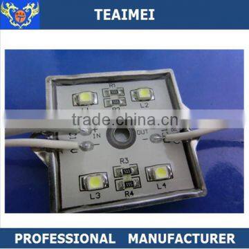 single color DC12V Waterproof LED injection module with 4 pcs light smd3528