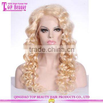 Best Selling 613 Blonde Human Hair Wig Loose Wave Style 26 Inches Side Part Human Hair Lace Front Wigs