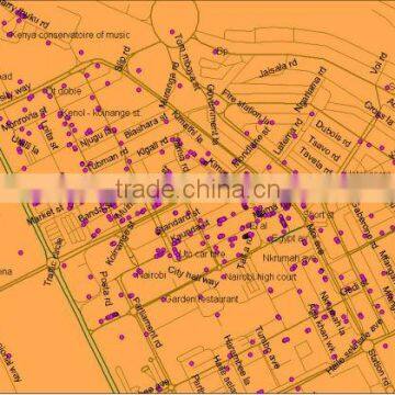 Kenya Digital Mapinfo Map ESRI shp format map