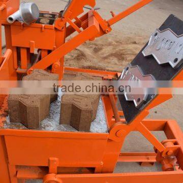 QMR2-40 manual interlock brick making machine hot sale in Africa