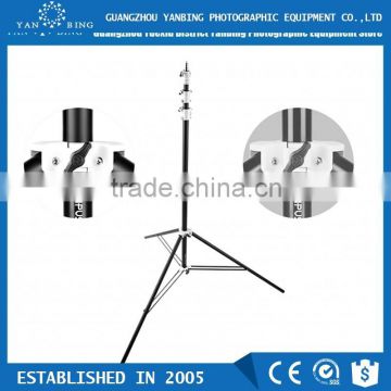 Factory supply professional multi-function heavy duty studio retractable light stand 3.2m with air-cushion