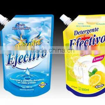 Detergent flexible packaging solvent based laminating adhesive