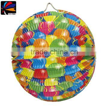 Decorative fish hanging custom printed paper lantern cylinder