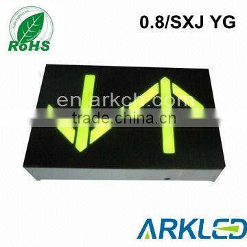 yellow green led display for elevator