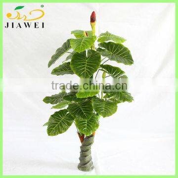 make artificial decorative taro palnts and trees plastic trunk