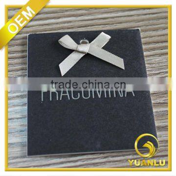 China custom clothing hang tag jewelry paper hang tag