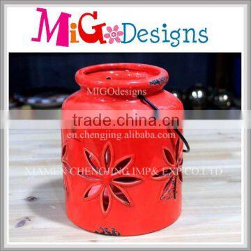 Decorative Hanging Ceramic Candle Cheap Lantern