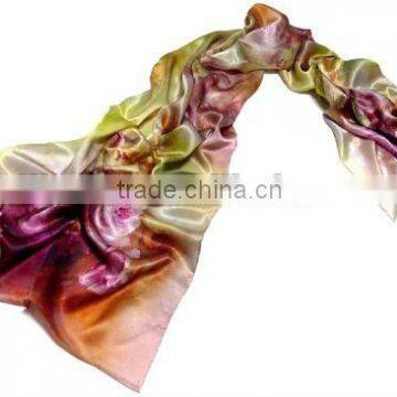 Fashion Print Colorful Silk Satin Bandana