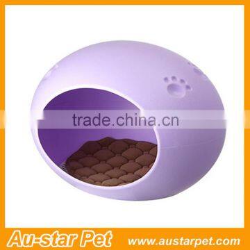 New Style Top Quality Egg-shaped Durable Eco-friendly Plastic Pet Dog Bed / Pet House With Cushion Inside photo-6