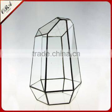 Hang-made Cutting Big-sized Glass Geometric Terrarium/Air Plant Glass Terrarium For Sale