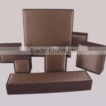 High-end custom made PU jewelry packaging case for earrings Bracelets