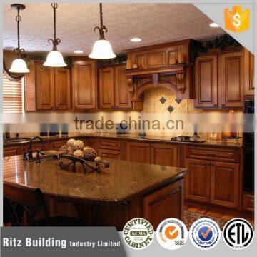 large open solid wood full kitchen guangzhou kitchen cabinets