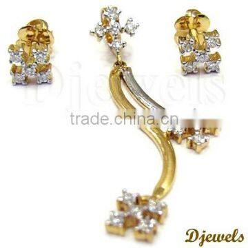 Diamond Gold Pendant Sets, Diamond Pendant sets, Diamond Jewelry