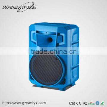 Blue Cabinet Loud Portable Speaker With LCD Display Trolley Speaker