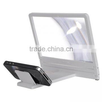 LCD LED screen magnifier Cellphone Magnifier /Enlarge stand for phone