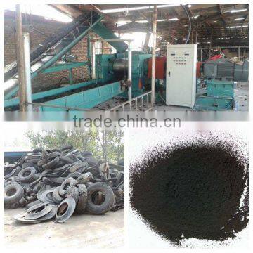 Scrap tire recycling rubber grinder machine with great price