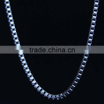 Stainless Steel Box Chains Necklace for Man