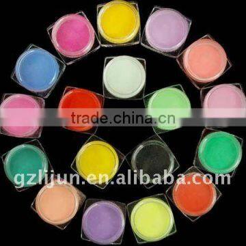 C2-003 18COLORS carved powder ,acrylic powder ,nail art powder,colorful acrylic powder for nail art