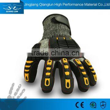 4443 Working safety knuckle protection TPR gloves