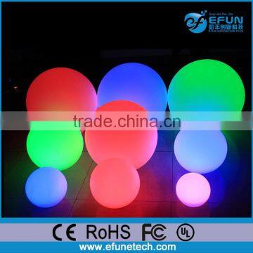 PE illuminated outdoor led glow ball,waterproof led ball lighting