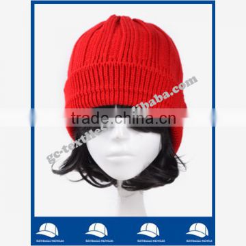 new product for 2014 Wholesale china manufacture OEM CUSTOM LOGO fur pompon winter warm women and men acrylic beanie hat and cap