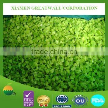 Frozen fresh green pepper dices with best price